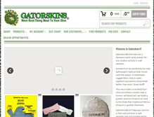 Tablet Screenshot of gatorskinsusa.com